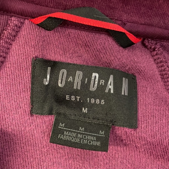 Jordan Jackets & Coats Nike Jordan Velour Tracksuit Jacket Ah235769